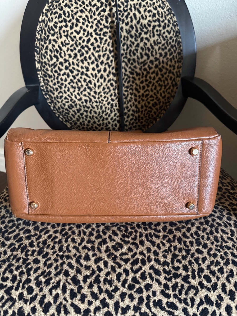Coach Morgan Pebbled Leather Satchel in Saddle Brown - Picture 4 of 12